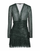 Maje Womens Mini dress Emerald in Green