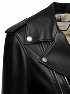 GUCCI - Leather Biker Jacket