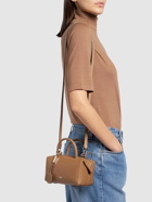MAX MARA Small Holdall Leather Top Handle Bag