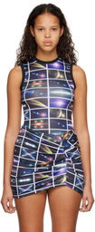 Maisie Wilen Black Muscle Beach Tank Top