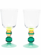 Reflections Copenhagen Green Mayfair Short Crystal Glasses Set