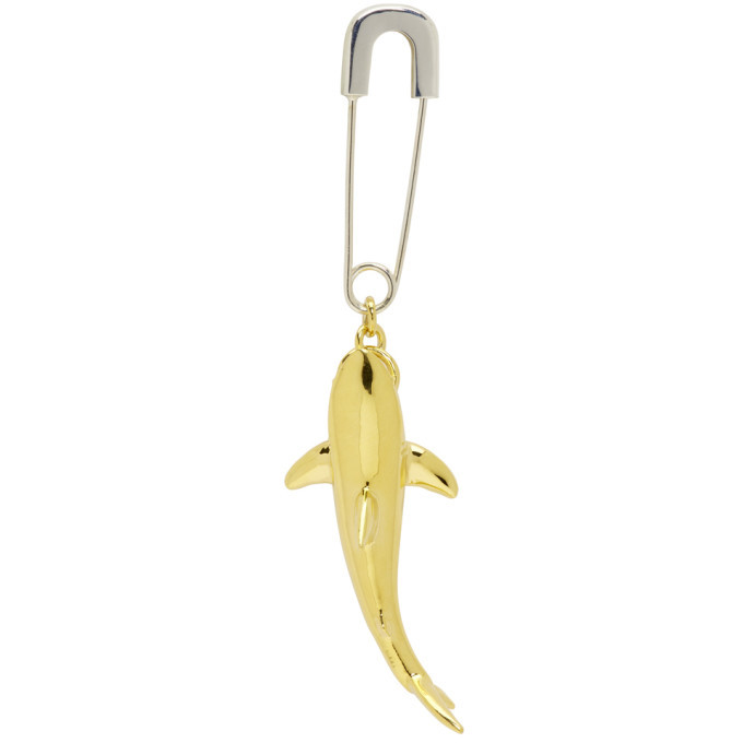Ambush Silver and Gold Shark Earring Ambush