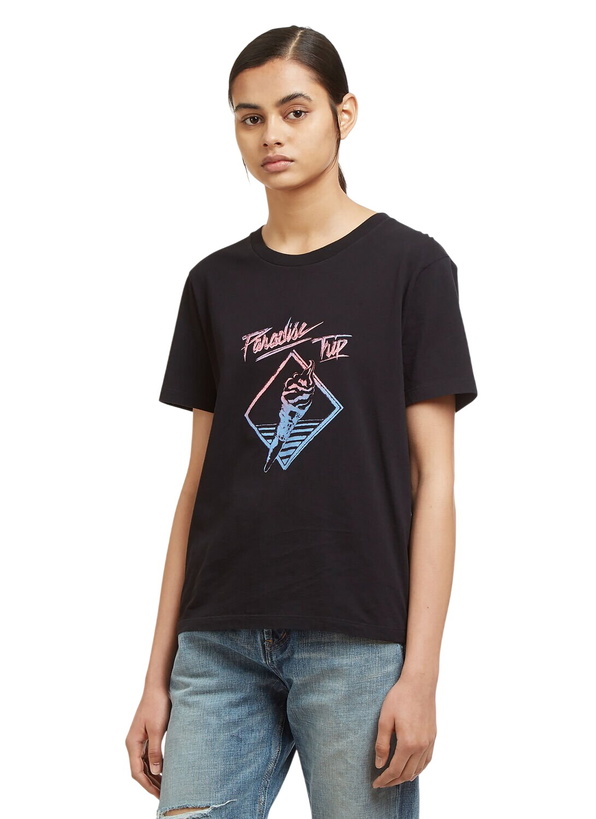 Photo: Saint Laurent Logo Motif T-Shirt