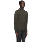 Ermenegildo Zegna Khaki Wool Turtleneck