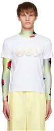 Meryll Rogge White Floral T-Shirt