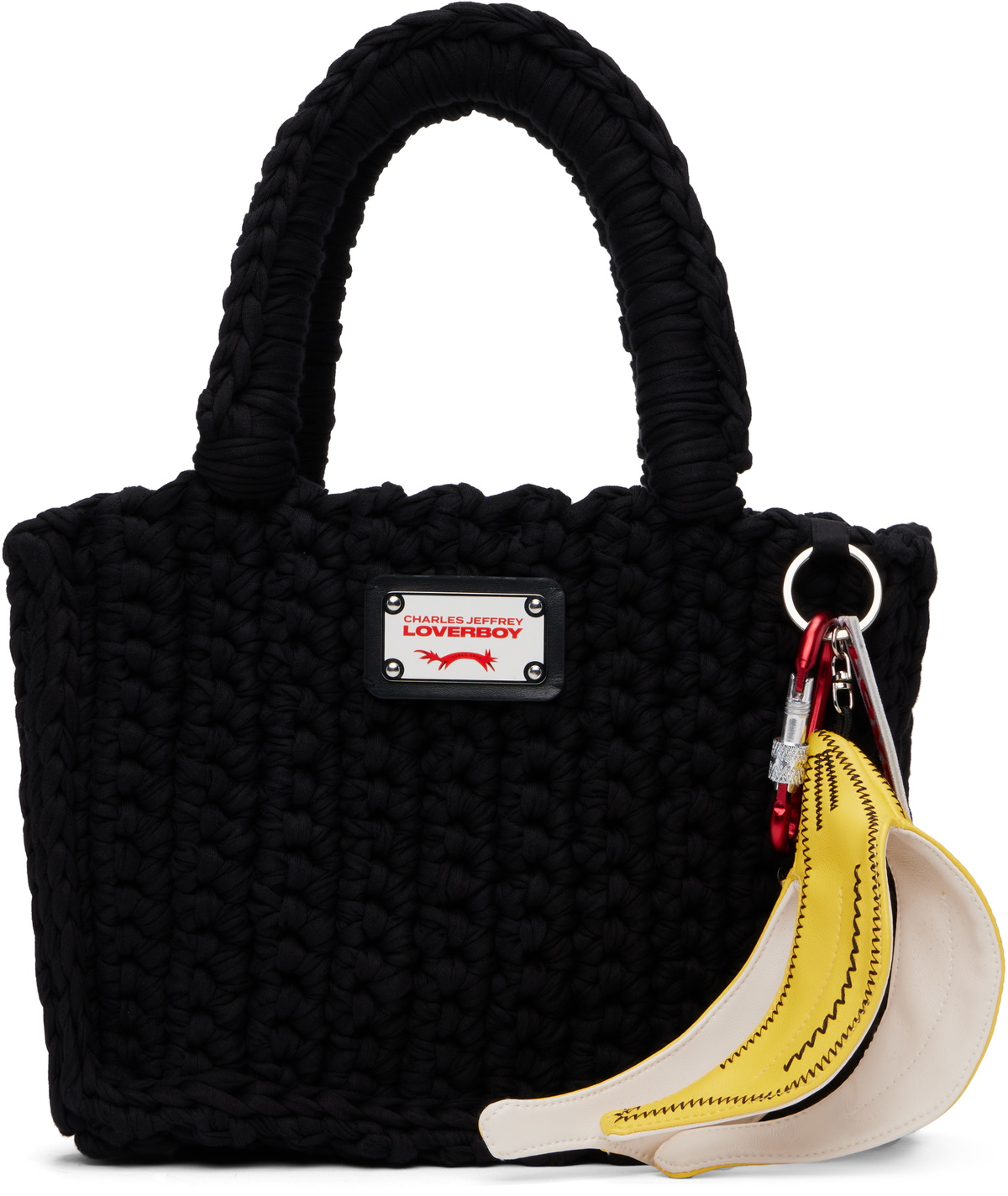 関税送料込♪Charles Jeffrey LOVERBOY/Knitted Bucket Bag Charles Jeffrey Loverboy Banana Knit Bag | Saks Fifth Avenue