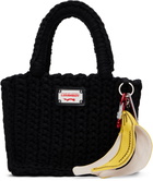Charles Jeffrey LOVERBOY Black Knitted Bucket Tote
