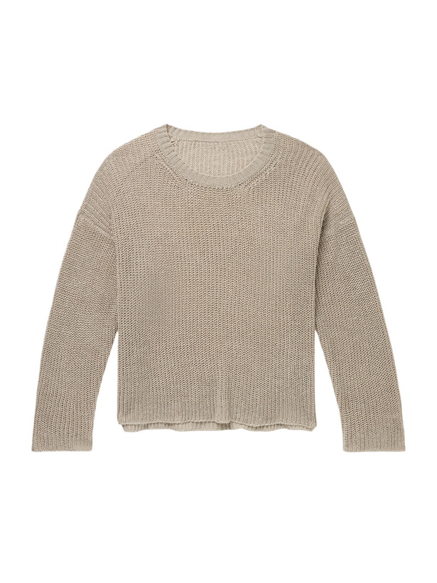Photo: Stòffa - Linen Sweater - Brown