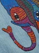 Kardo - Osaka Printed Denim Jacket - Blue