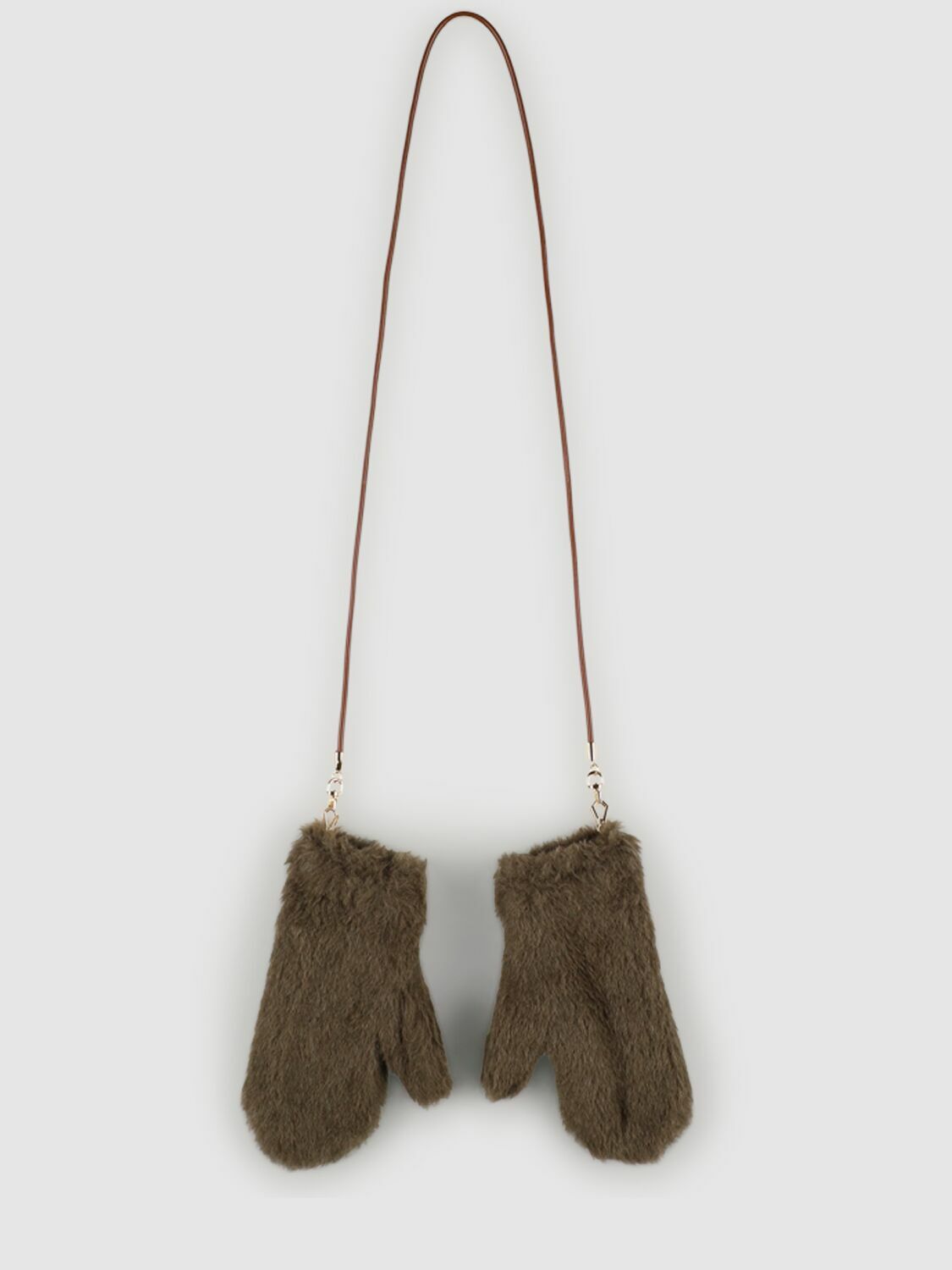 MAX MARA Lvr Exclusive Ombrato Teddy Gloves