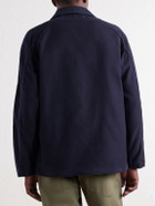 Drake's - Cotton-Moleskin Chore Jacket - Blue