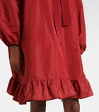 Patou Frill ruffled midi dress