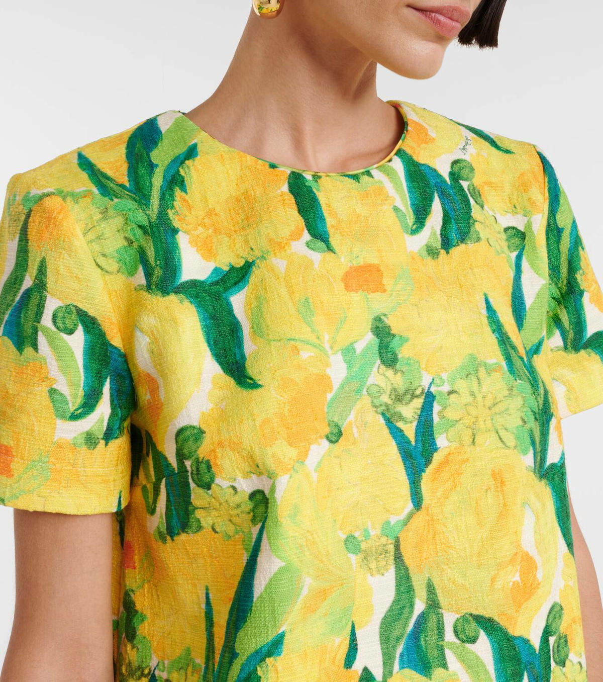 La DoubleJ Swing printed cotton minidress