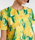 La DoubleJ Swing printed cotton minidress