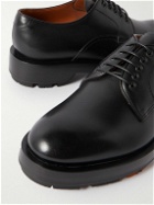 Zegna - Udine Leather Derby Shoes - Black