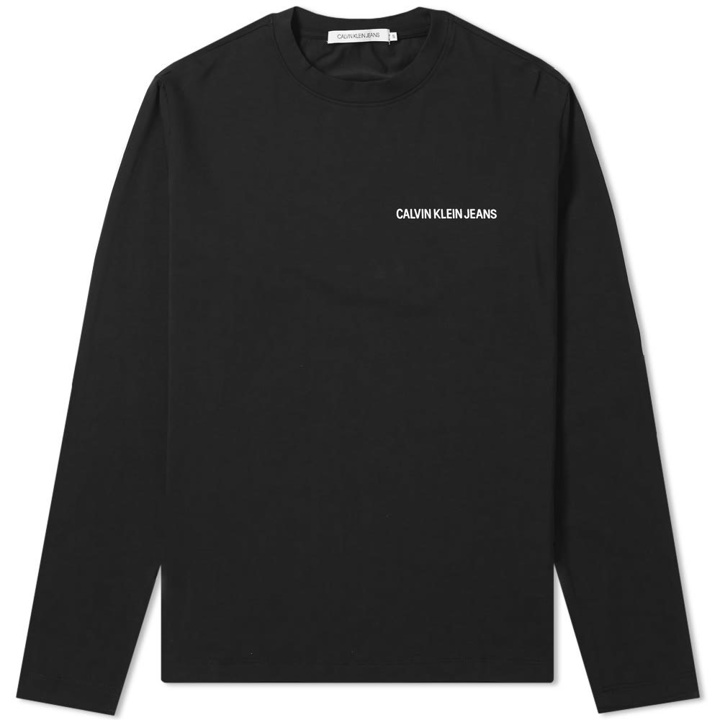 Photo: Calvin Klein Long Sleeve Institutional Chest Logo Tee
