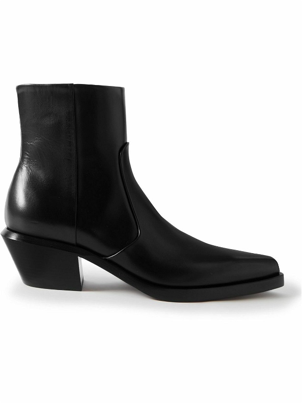 Photo: Off-White - Texan Leather Boots - Black