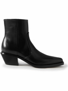Off-White - Texan Leather Boots - Black