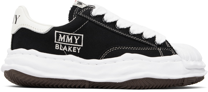 Photo: Maison MIHARA YASUHIRO Black 'Blakey' OG Sole Canvas Low-top Sneakers