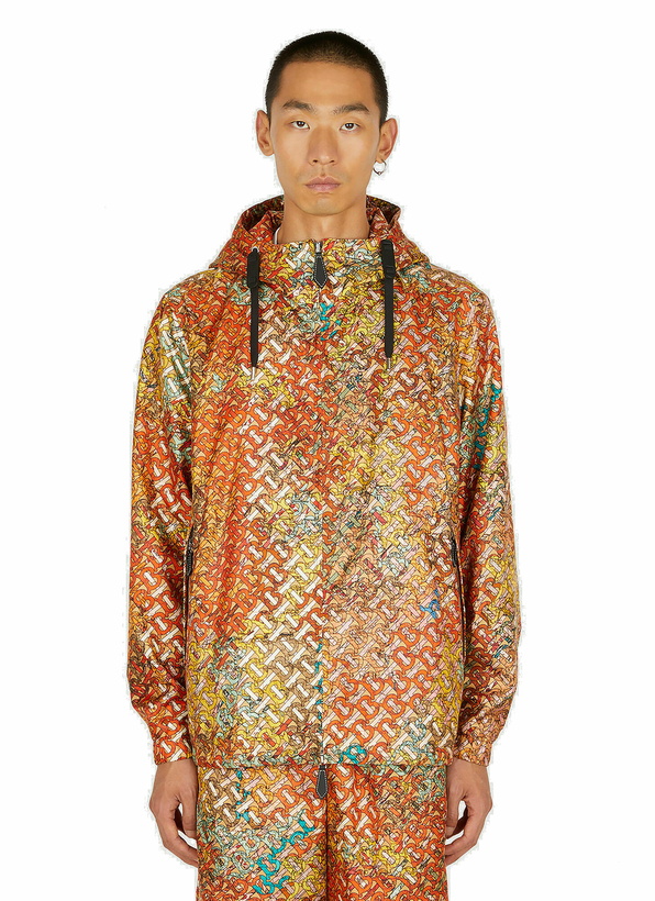 Photo: Monogram Map Hooded Jacket in Orange