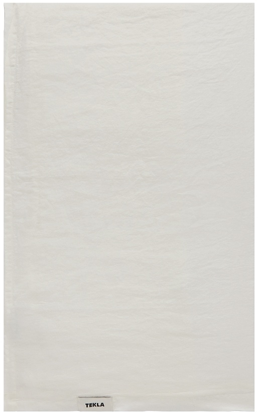 Photo: Tekla White Linen Flat Sheet
