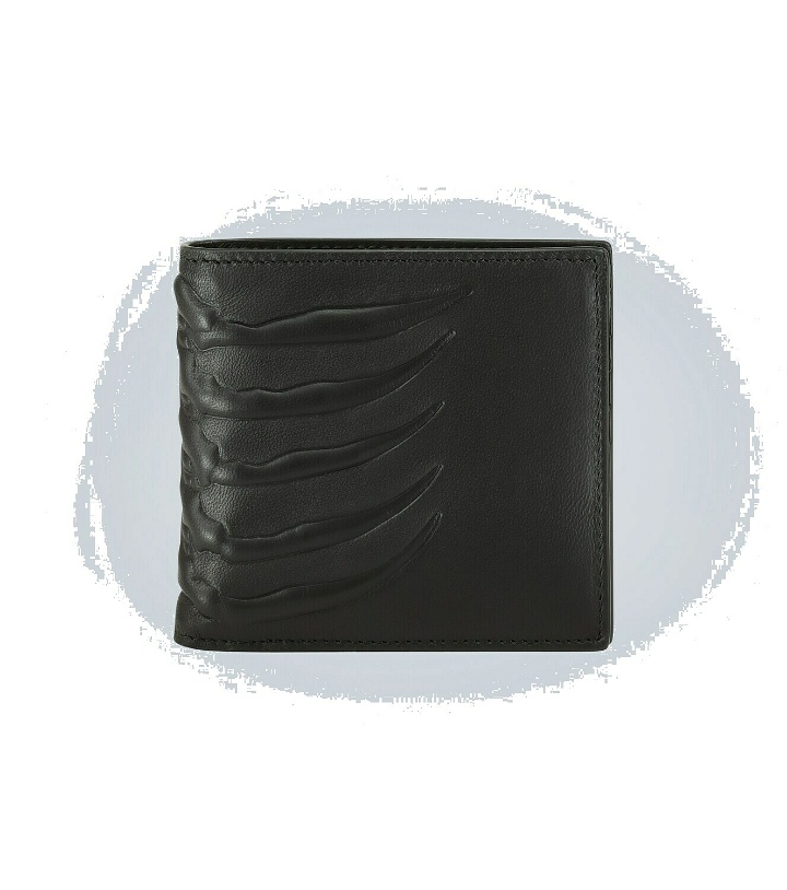 Photo: Alexander McQueen Rib Cage leather wallet