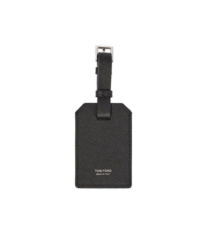 Photo: Tom Ford Leather luggage tag