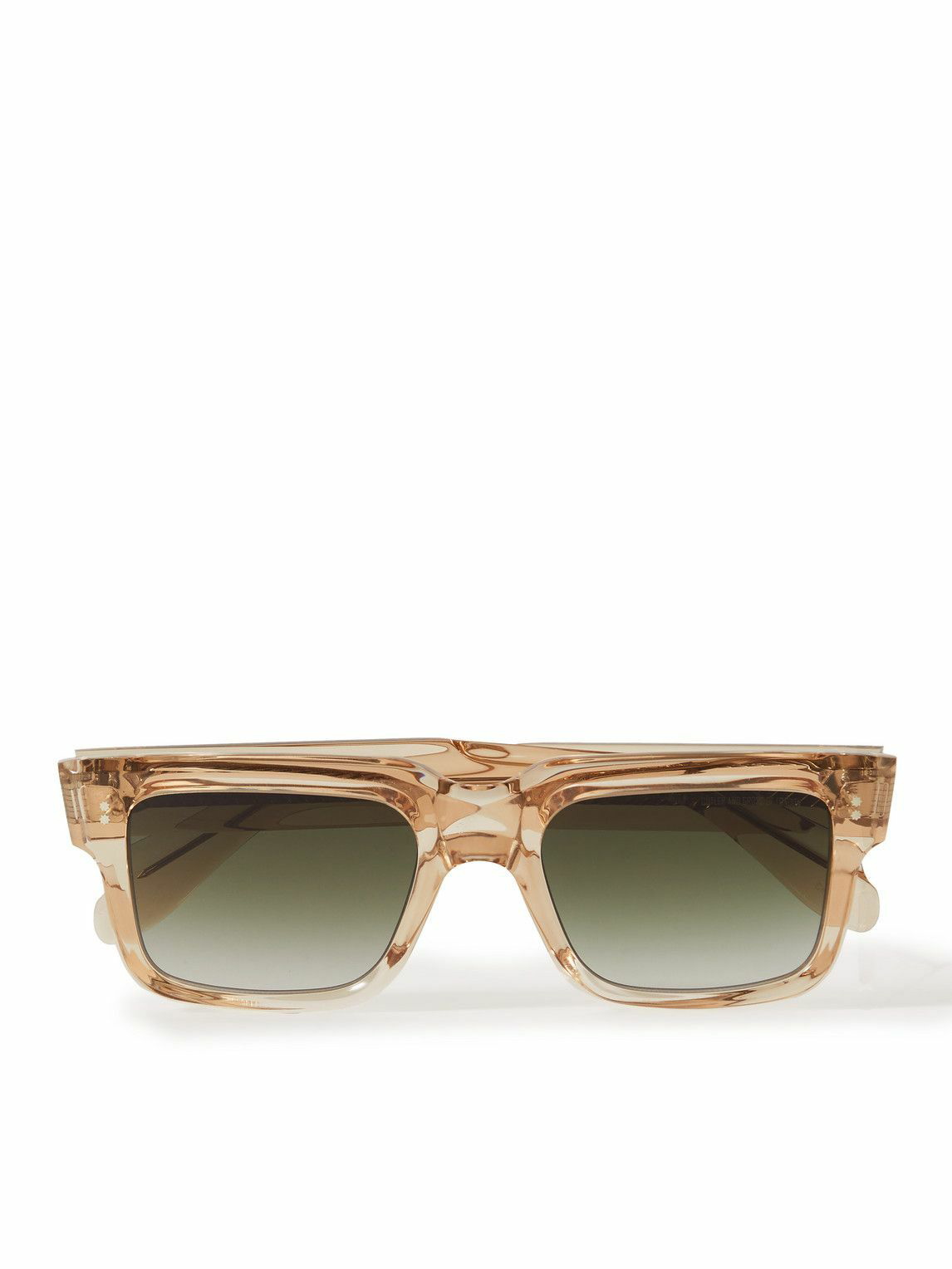 Sawyer Round Sunglasses | Honey Crystal & Clear | DIFF Eyewear