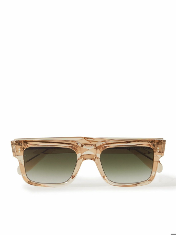 Photo: Cutler and Gross - Sand Crystal D-Frame Acetate Sunglasses