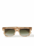 Cutler and Gross - Sand Crystal D-Frame Acetate Sunglasses