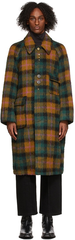 Photo: Andersson Bell Green & Yellow Check Harry Coat