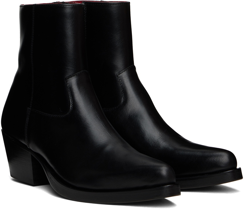 Ernest W. Baker Black Western Boots Ernest W. Baker