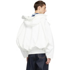 Chen Peng White Windproof Double Layer Jacket