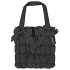 Peachy Den Women's Deba Nylon Tote Bag in Onyx 