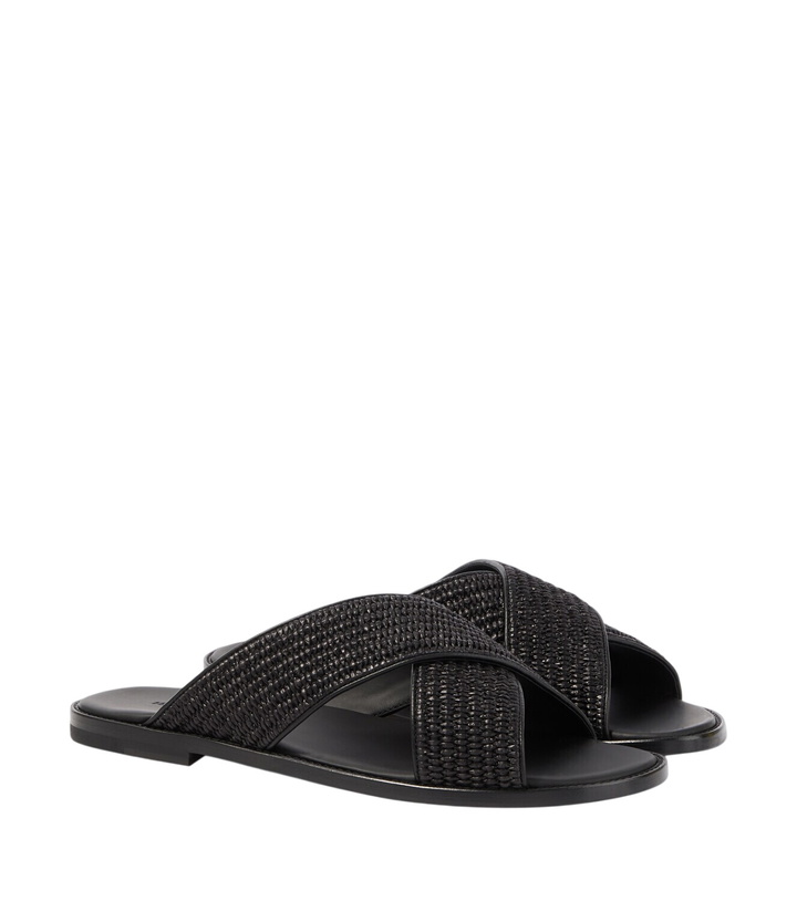 Photo: Manolo Blahnik Otawi raffia slides