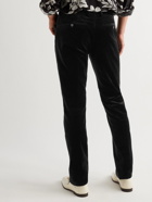 TOM FORD - Atticus Slim-Fit Cotton-Velvet Suit Trousers - Black