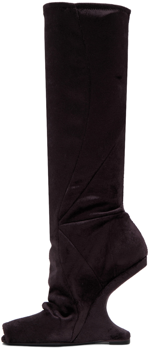 Rick Owens Lilies Purple Cantilever 11 Boots