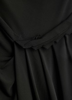 16 Arlington Polyta Draped Jersey Gown Black
