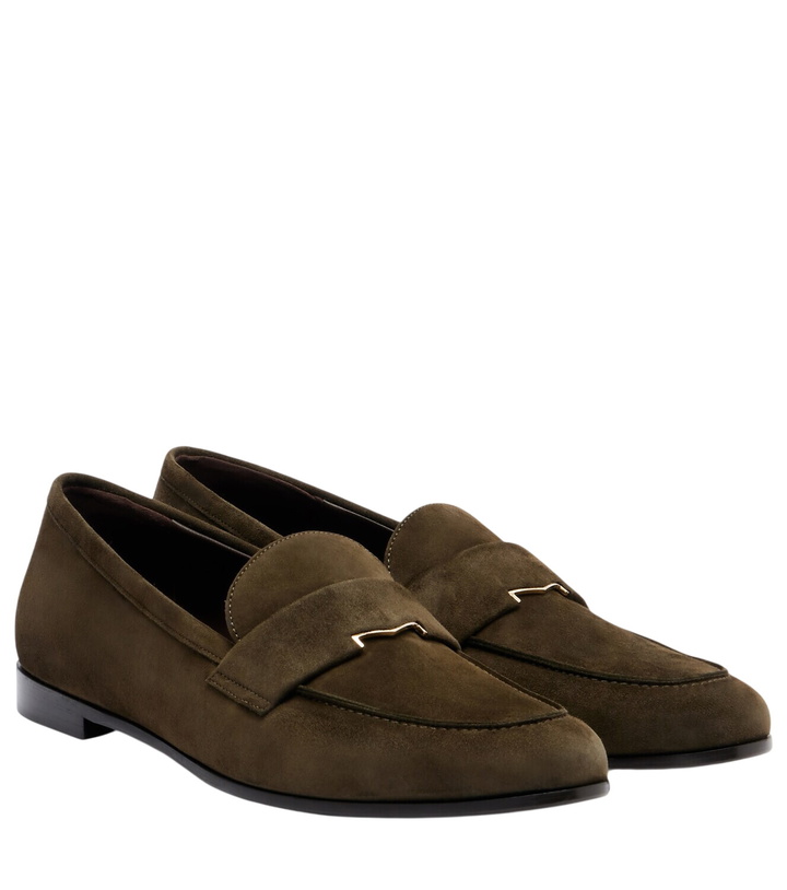 Photo: Max Mara Embellished suede loafers