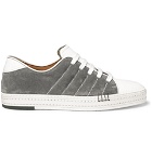 Berluti - Playfield Suede and Leather Sneakers - Men - Gray