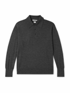 Kaptain Sunshine - Cashmere Polo Shirt - Gray