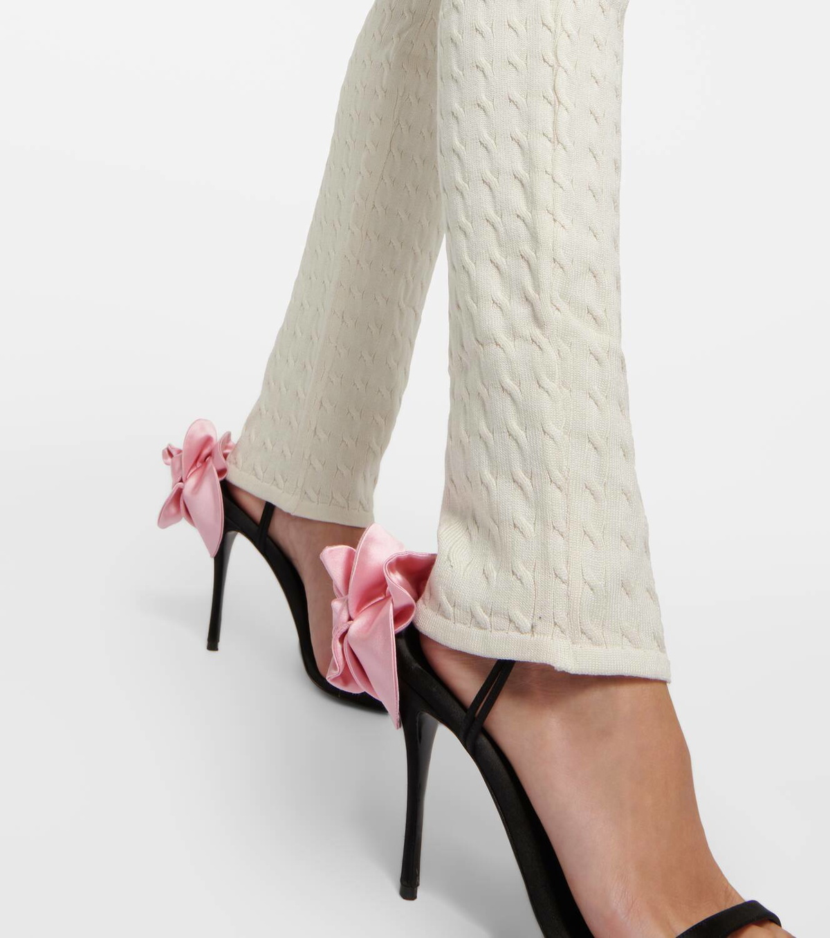 Magda Butrym Cable-knit silk jumpsuit
