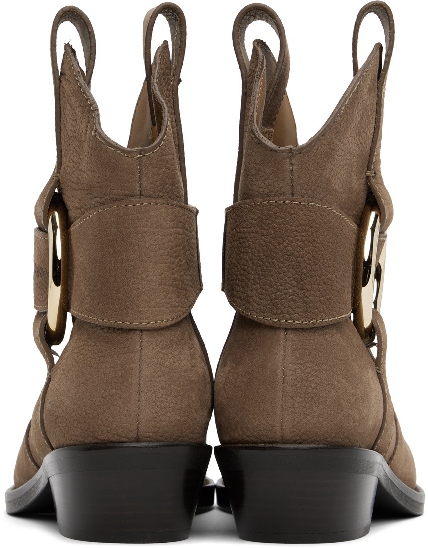 【 See by Chloe 】Brown New Ring Line ブーツ See by Chloé Brown New Ring Line Boots Chloe