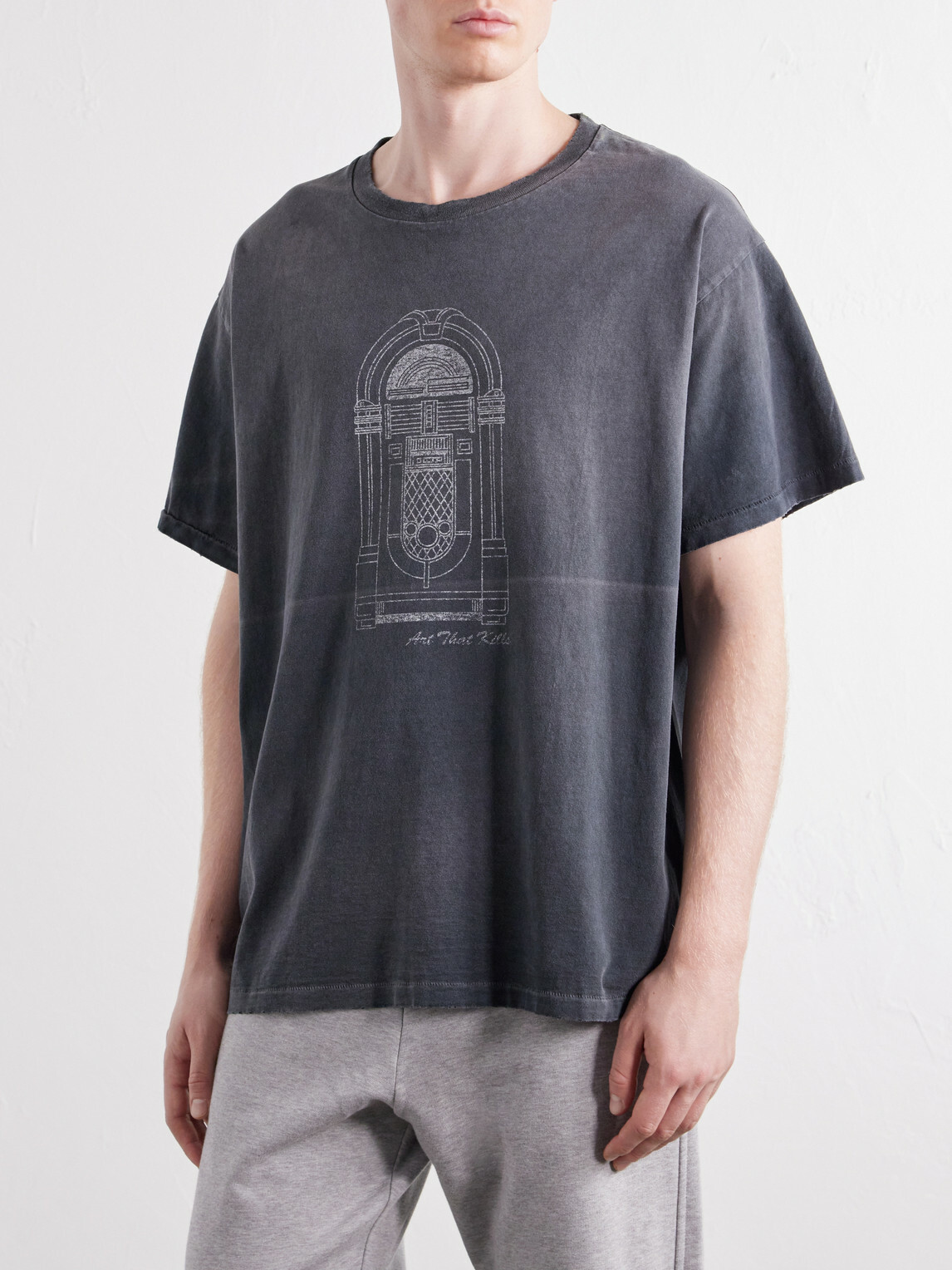 Gallery Dept. - Jukebox Printed Cotton-Jersey T-Shirt - Black