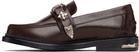 Toga Pulla SSENSE Exclusive Brown Detail Loafers