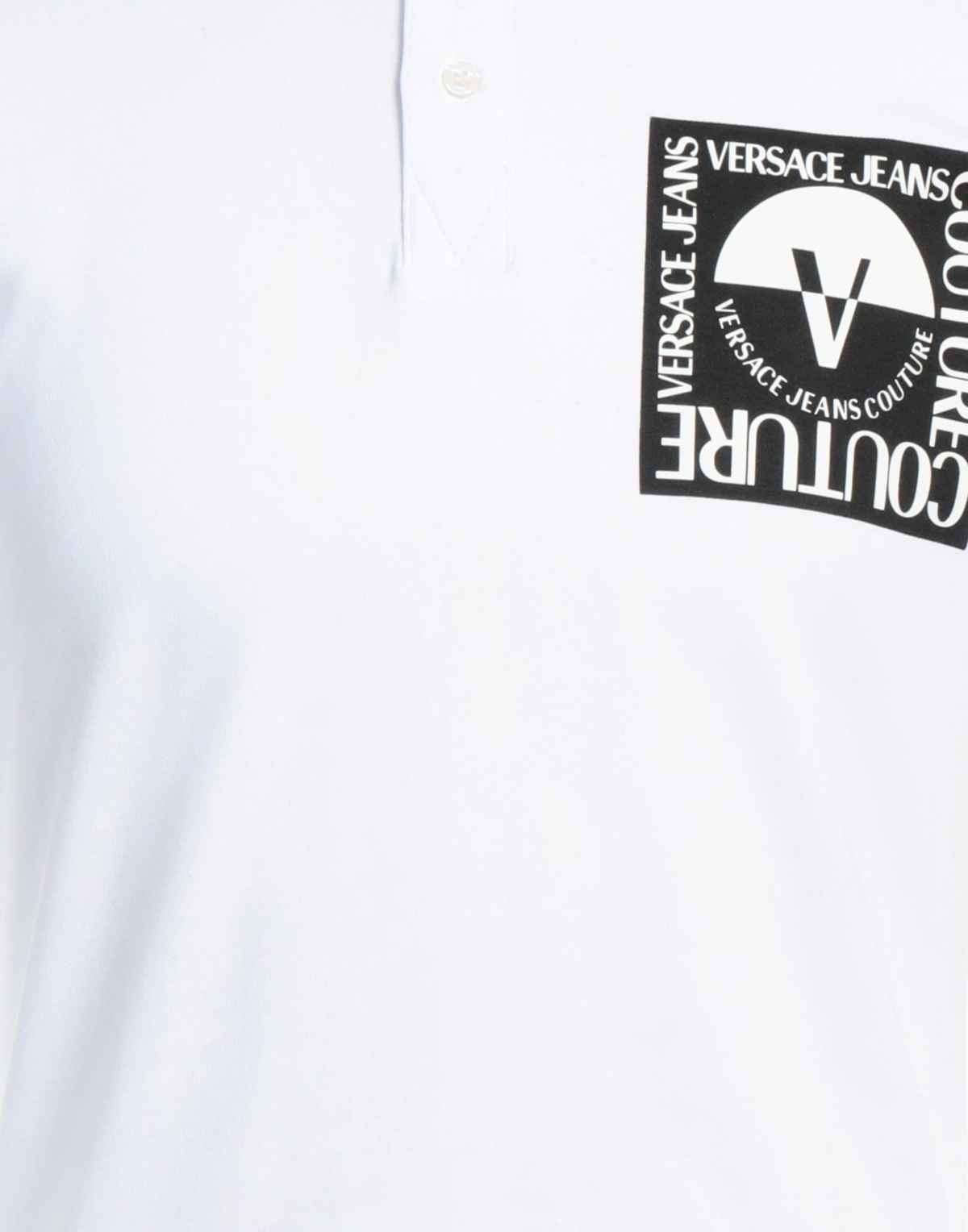 Versace Jeans Couture Mens Polo shirt in White