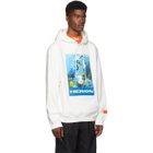 Heron Preston White Heron Birds Hoodie