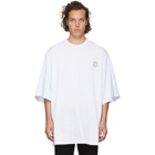 GCDS White Extra Palazzo T-Shirt