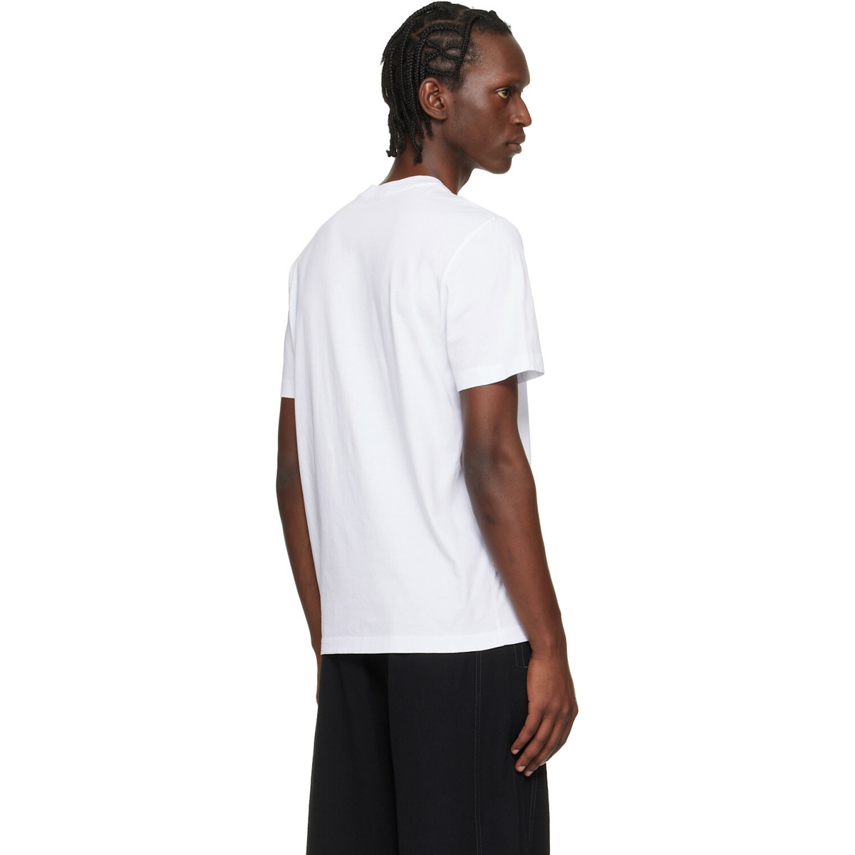 Moncler Three-Pack Multicolor Logo Patch Cotton T-shirts