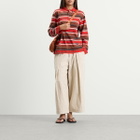 Damson Madder Women's Noah Cinch Rugby Top in Red